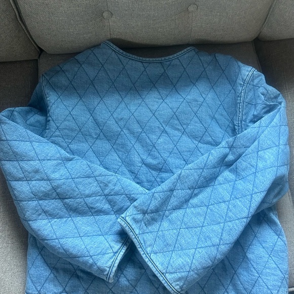 Kate Spade X Target Quilted Blue Jacket- size L - Picture 4 of 8
